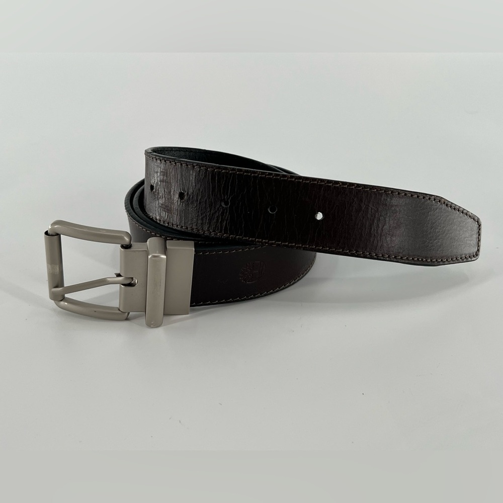 Vintage Timberland Leather Dark Brown Belt‎ 40